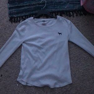 pink long sleeve tee , xs